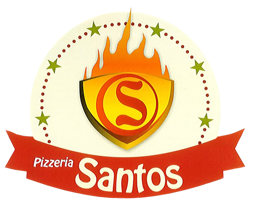 Pizzeria Santos logo.